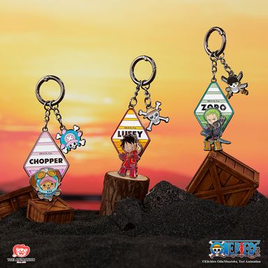 Llavero diseño aleatorio metálico multicolor one piece -  One Piece