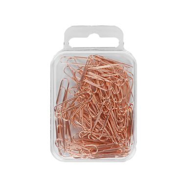 Set clips de papelería rose gold aluminio rosas 80 piezas -  Miniso