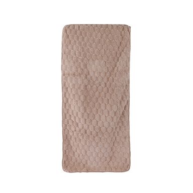 Toalla para manos 100% poliéster café 75x35 cm -  Miniso