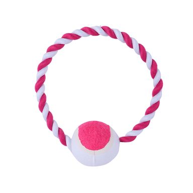 Juguete de cuerda con pelota textil rosa -  Miniso