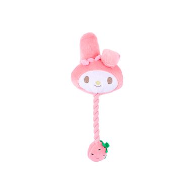 Juguete de cuerda para mascotas con peluche 90% poliéster, 10% algodón rosa my melody sanrio -  Sanrio