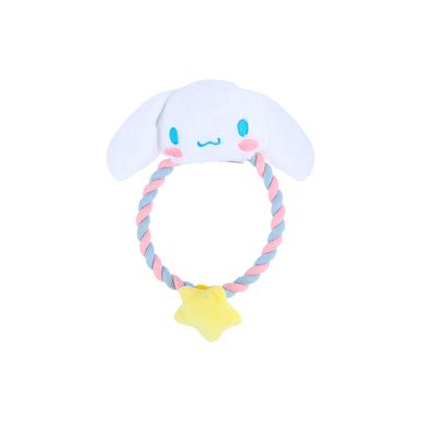 Juguete de cuerda para mascotas con peluche 90% poliéster, 10% algodón blanco cinnamoroll sanrio -  Sanrio