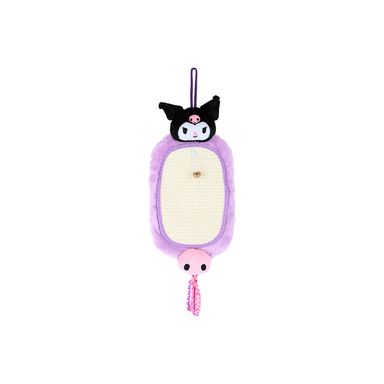 Tapete para gato tipo rascador 70% poliéster, 29% sisal, 1% polietileno morado kuromi sanrio -  Sanrio