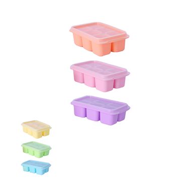 Set moldes para cubos de hielo minimalistas plástico multicolor 13x4.6x8 cm 3 piezas -  Miniso