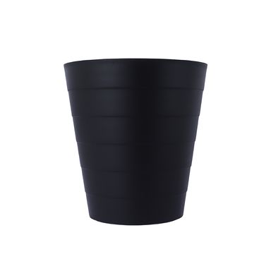 Tacho de basura minimalista sintético negro 16x25 cm -  Miniso