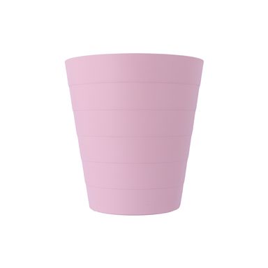 Tacho de basura minimalista sintético rosa 16x25 cm -  Miniso