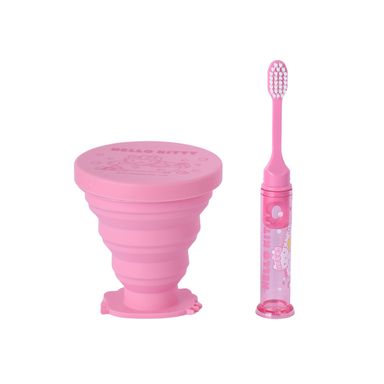 Kit limpieza bucal portátil silicona rosa 2 piezas hello kitty sanrio -  Sanrio
