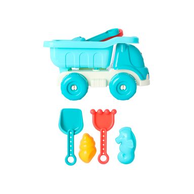 Juguete para playa vehículo con herramientas sintético verde aqua 4 piezas -  Miniso