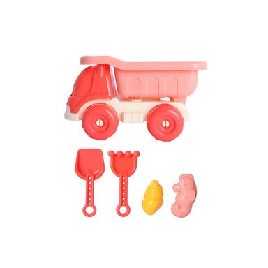 Juguete para playa vehículo con herramientas sintético coral 4 piezas -  Miniso