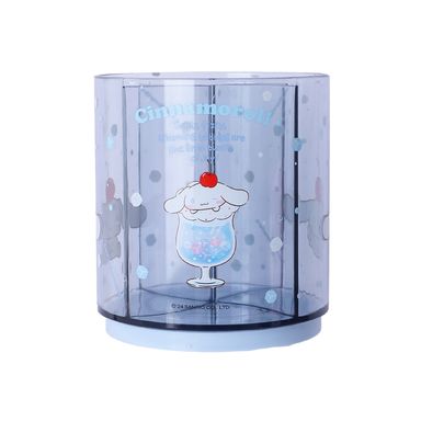 Organizador de escritorio portalápices giratorio plástico azul 10.2x11 cm cinnamoroll sanrio -  Sanrio