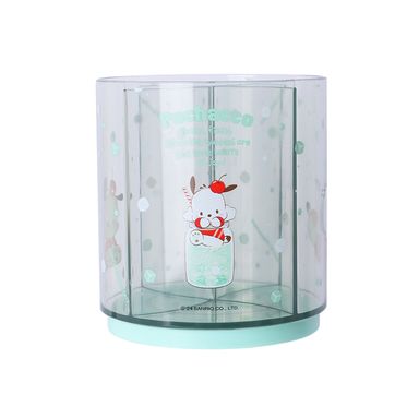 Organizador de escritorio portalápices giratorio plástico verde 10.2x11 cm pochacco sanrio -  Sanrio