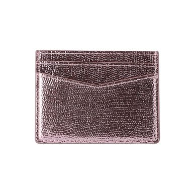 Tarjetero shiny sintético rosa 10x8x1 cm -  Miniso