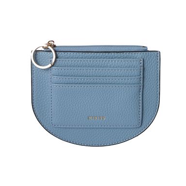 Monedero media luna sintético azul 13x10x1 cm -  Miniso