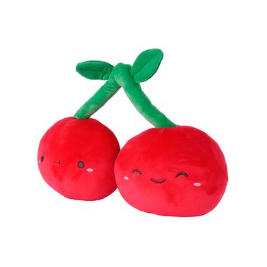 Peluche felpa rojas 37x27 cm cerecitas -  Miniso