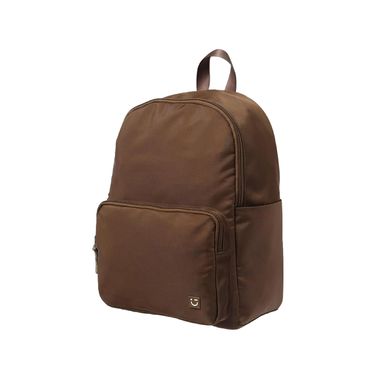 Mochila casual minimalista textil café 38x26x14 cm -  Miniso