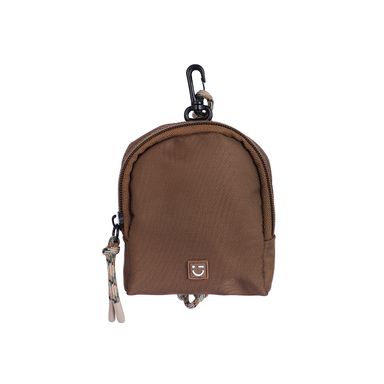 Monedero textil café 12x9x3 cm -  Miniso