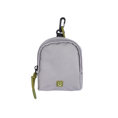 Monedero textil gris 12x9x3 cm -  Miniso