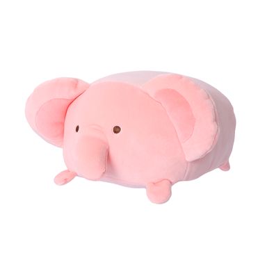 Peluche de la suerte felpa rosa 24x19 cm elefante -  Mini Family