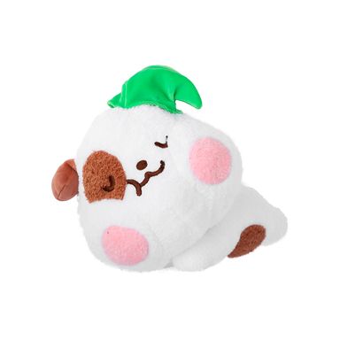 Peluche felpa blanco 37x25 cm hámster hamlet -  Mini Family