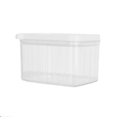 Taper de alimentos simple kitchen plástico blanco 300 ml -  Miniso