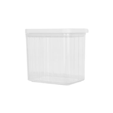 Taper de alimentos simple kitchen plástico blanco 450 ml -  Miniso