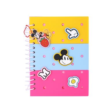 Libreta de espiral pasta dura multicolor 14.5x20.7 cm 80 hojas blancas mickey mouse disney -  Disney