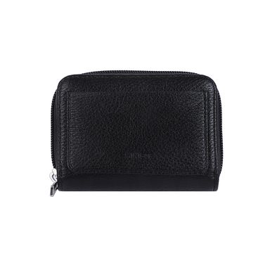 Monedero tipo piel sintético negro 11x8x3 cm -  Miniso