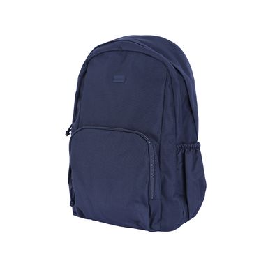 Mochila escolar textil azul 33x46 cm -  Miniso