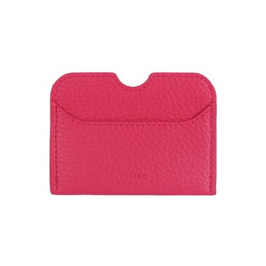 Tarjetero sintético rosa 10x8x1 cm -  Miniso