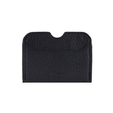 Tarjetero sintético negro 10x8x1 cm -  Miniso