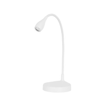 Lámpara de escritorio 360° recargable sintética blanca 12x12x44 cm luz cálida -  Miniso