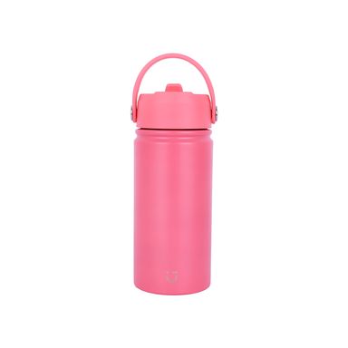 Termo con sorbete en tapa dopamine acero inoxidable rosa 500 ml -  Miniso