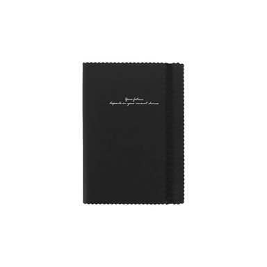 Libreta pasta dura minimalism negra 14.8x21 cm rayas 96 hojas -  Miniso