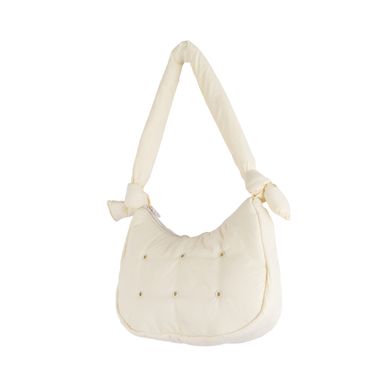 Bolso de hombro minidots textil beige 26x20x7.5 cm -  Minidots