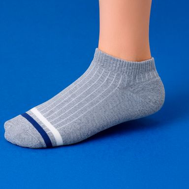 Medias basicas para hombre miniso rayas modelo c 3 pares -  Miniso