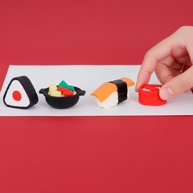 Borrador sushi en caja 4 modelos surtidos serie miniso -  Miniso