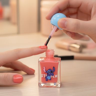 Esmalte para uñas stitch brillante 10 ml -  Cosmetics Lilo & Stitch