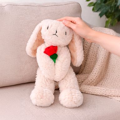 Peluche 20 cm conejo rosa serie miniso -  Miniso