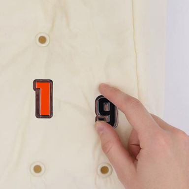 Set charms decorativos números 1 & 9 minidots acero inoxidable multicolor 3 cm -  Minidots