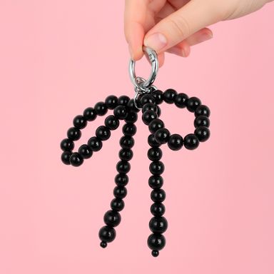 Llavero de lazo con cuentas estilo coreano mix colores -  Miniso