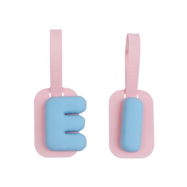 Set colgantes decorativos letras e & i minidots silicona 10 cm -  Minidots