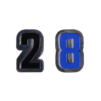 Set charms decorativos números 2 & 8 minidots acero inoxidable multicolor 3 cm -  Minidots