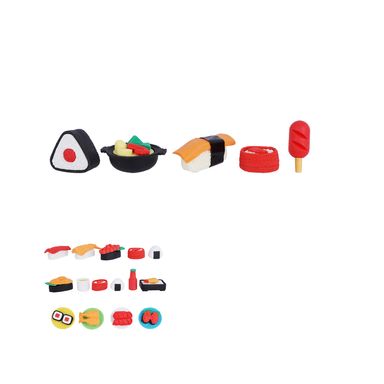 Borrador sushi en caja 4 modelos surtidos serie miniso -  Miniso