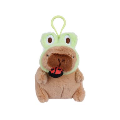 Llavero 12 cm de peluche mimi bara oreja móvil, sombrero de rana serie mini family -  Mini Family