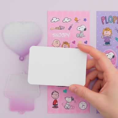 Set morado stickers serie snoopy -  Snoopy