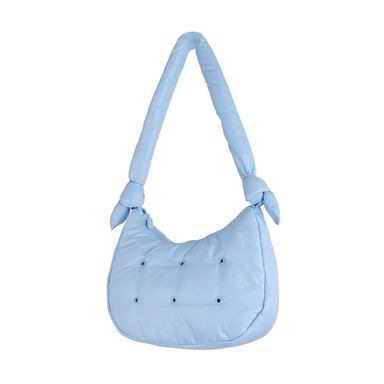 Bolso de hombro minidots textil azul 26x20x7.5 cm -  Minidots