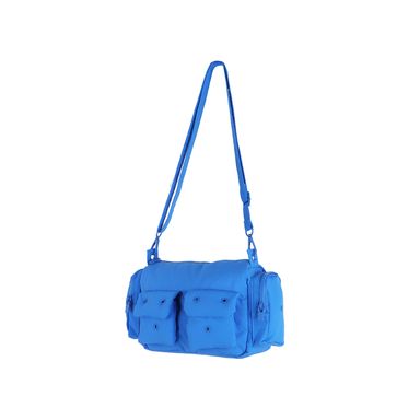 Bolso de hombro minidots textil azul 29x16x11 cm -  Minidots