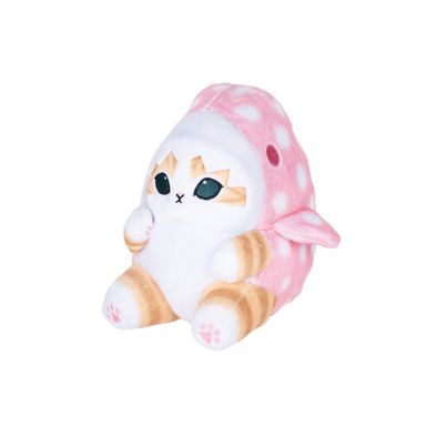 Peluche mofusand felpa rosa disfraz de tiburón gatito -  Mofusand