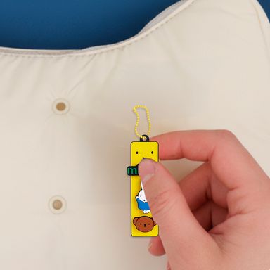 Set Charms Decorativos 4 en 1 Miffy Minidots Sintéticas Amarilla 13.5 cm 4 Piezas -  Miffy