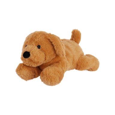 Peluche 35 cm cachorro postura tumbada golden retriever serie miniso -  Miniso